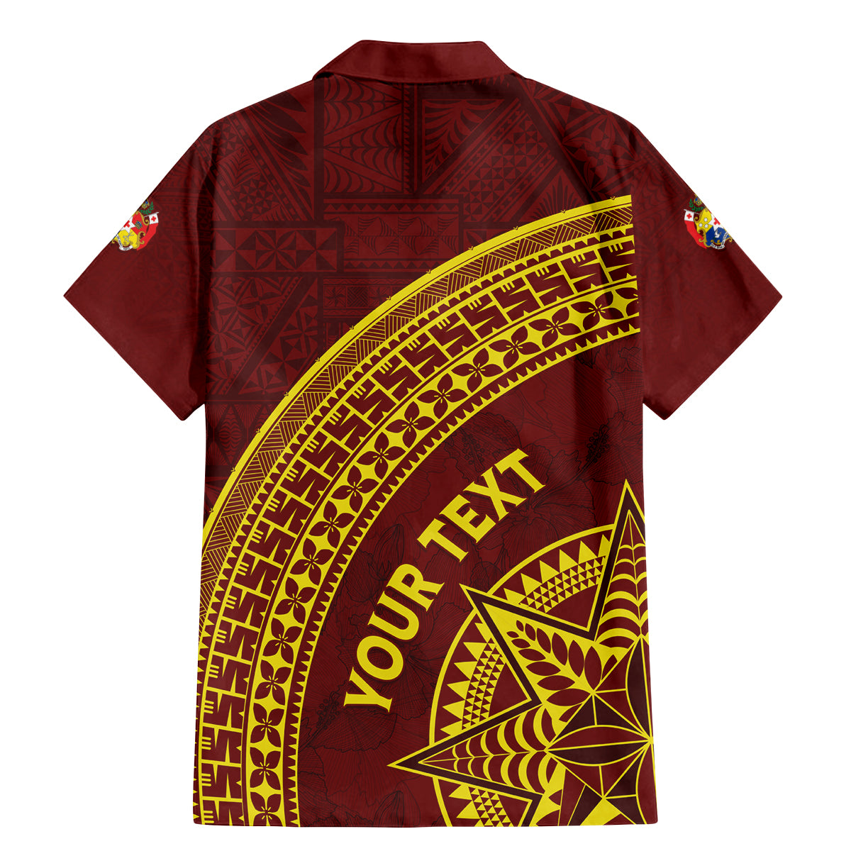 Tonga High School Family Matching Mermaid Dress and Hawaiian Shirt THS Anniversary Ngatu Motif LT7 - Polynesian Pride
