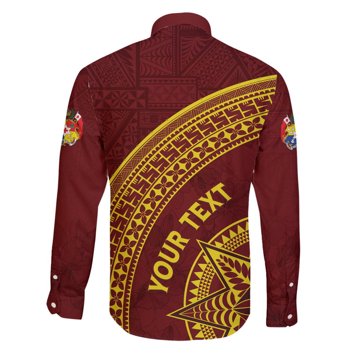 Tonga High School Family Matching Short Sleeve Bodycon Dress and Hawaiian Shirt THS Anniversary Ngatu Motif LT7 - Polynesian Pride