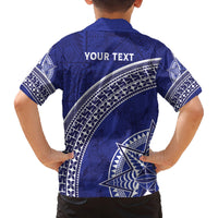 Tupou College Toloa Family Matching Off Shoulder Short Dress and Hawaiian Shirt Ngatu Tapa Mix Style LT7 - Polynesian Pride