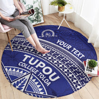 Tupou College Toloa Round Carpet Ngatu Tapa Mix Style