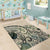Aloha Hawaii Tapa Area Rug Summer Green Hawaiian Ipu - Polynesian Pride