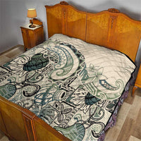 Aloha Hawaii Tapa Quilt Summer Green Hawaiian Ipu LT7 - Polynesian Pride