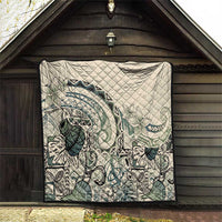 Aloha Hawaii Tapa Quilt Summer Green Hawaiian Ipu LT7 - Polynesian Pride