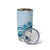 Aloha Hawaii Tapa Tumbler Cup Cool Turquoise Hawaiian Ipu - Polynesian Pride