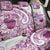Aloha Hawaii Tapa Back Car Seat Cover Vibrant Fuchsia Hawaiian Ipu - Polynesian Pride