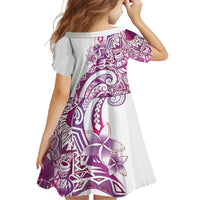 Aloha Hawaii Tapa Family Matching Tank Maxi Dress and Hawaiian Shirt Vibrant Fuchsia Hawaiian Ipu LT7 - Polynesian Pride