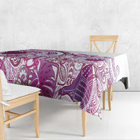 Aloha Hawaii Tapa Tablecloth Vibrant Fuchsia Hawaiian Ipu LT7 - Polynesian Pride