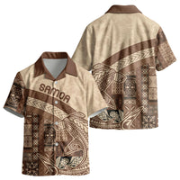 Samoa Mamanu Siapo Mocha Kid Hawaiian Shirt Tatau Malie LT7 - Polynesian Pride