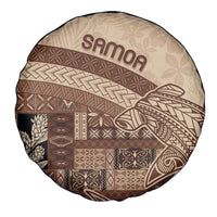 Samoa Mamanu Siapo Mocha Spare Tire Cover Tatau Malie LT7 - Polynesian Pride