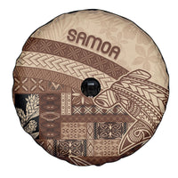 Samoa Mamanu Siapo Mocha Spare Tire Cover Tatau Malie LT7 - Polynesian Pride