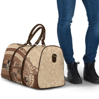 Samoa Mamanu Siapo Mocha Travel Bag Tatau Malie LT7 - Polynesian Pride