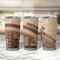 Samoa Mamanu Siapo Mocha Tumbler Cup Tatau Malie LT7 - Polynesian Pride