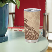 Samoa Mamanu Siapo Mocha Tumbler Cup Tatau Malie LT7 - Polynesian Pride