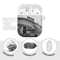 Samoa Mamanu Siapo Classic Black AirPods Case Tatau Malie LT7 - Polynesian Pride