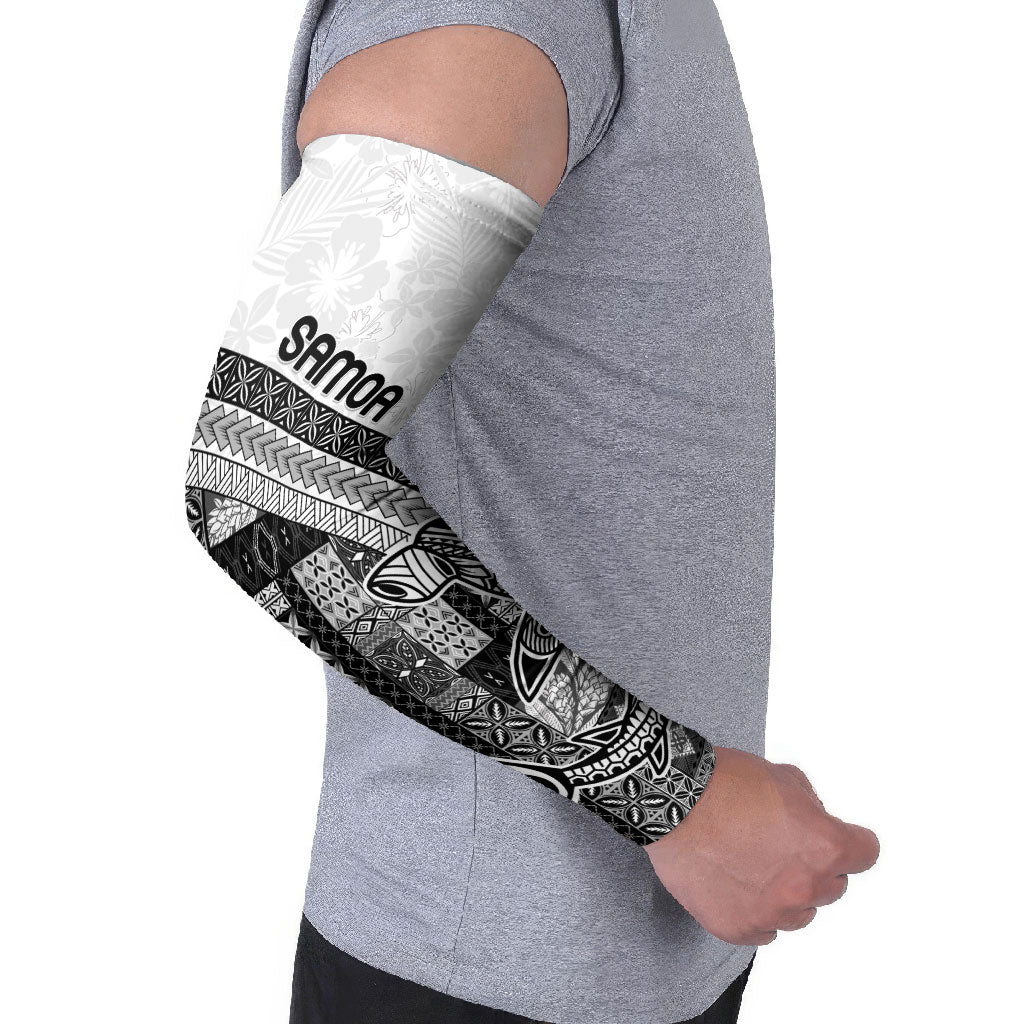 Samoa Mamanu Siapo Classic Black Arm Sleeves Tatau Malie LT7 - Polynesian Pride