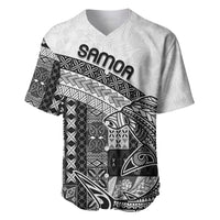 Samoa Mamanu Siapo Classic Black Baseball Jersey Tatau Malie LT7 Black - Polynesian Pride