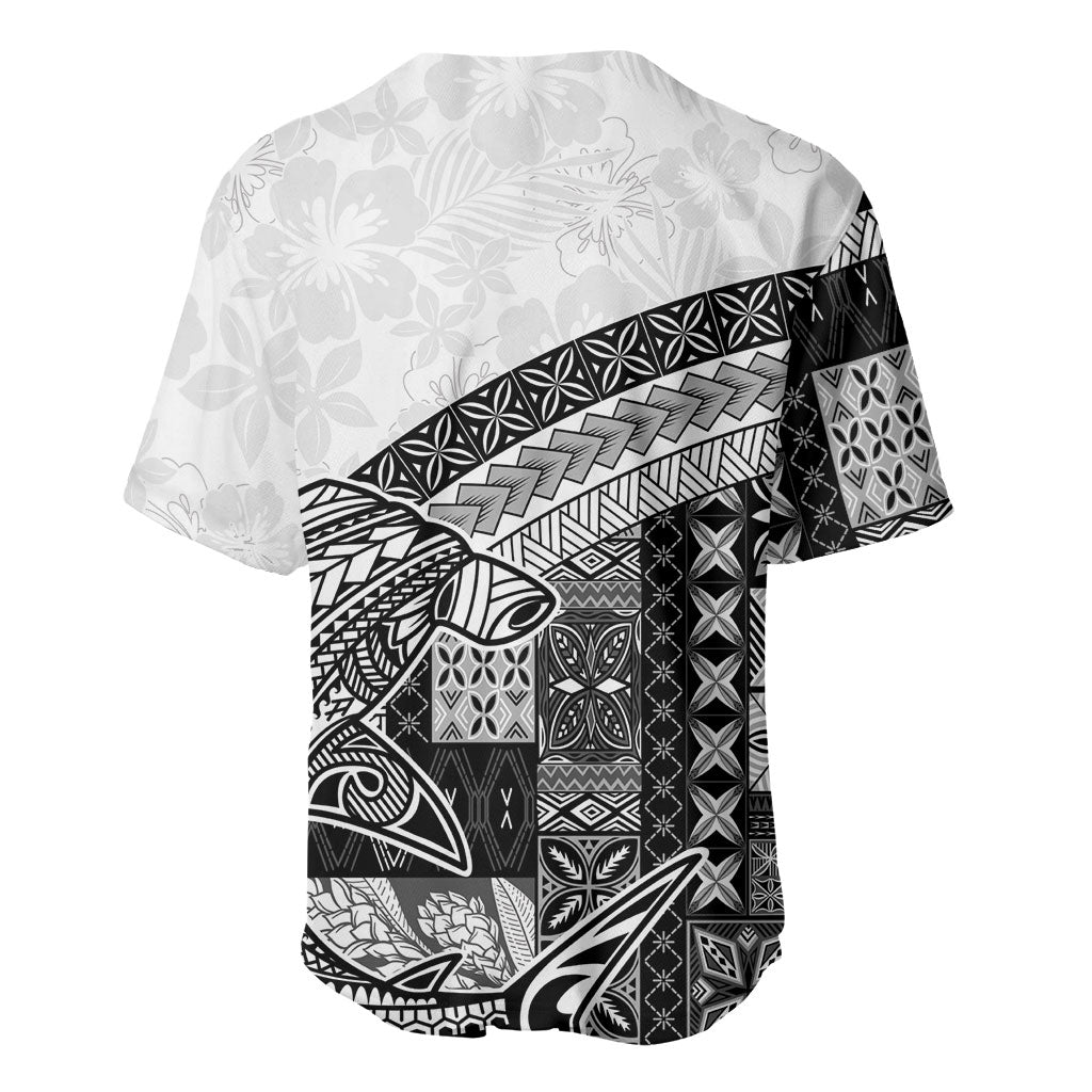 Samoa Mamanu Siapo Classic Black Baseball Jersey Tatau Malie LT7 - Polynesian Pride