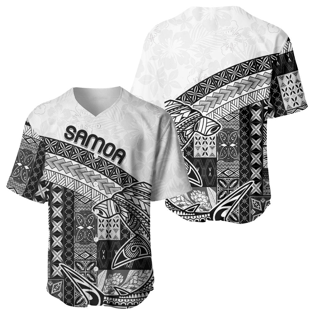 Samoa Mamanu Siapo Classic Black Baseball Jersey Tatau Malie LT7 - Polynesian Pride
