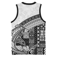 Samoa Mamanu Siapo Classic Black Basketball Jersey Tatau Malie LT7 - Polynesian Pride