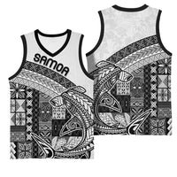 Samoa Mamanu Siapo Classic Black Basketball Jersey Tatau Malie LT7 - Polynesian Pride