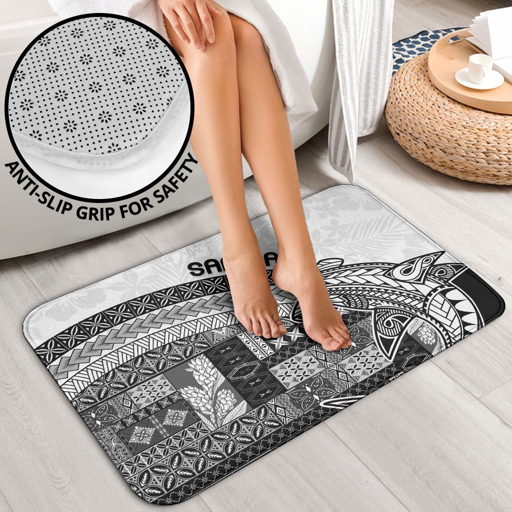Samoa Mamanu Siapo Classic Black Bathroom Set Tatau Malie LT7 - Polynesian Pride