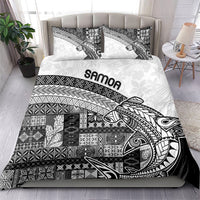 Samoa Mamanu Siapo Classic Black Bedding Set Tatau Malie LT7 - Polynesian Pride