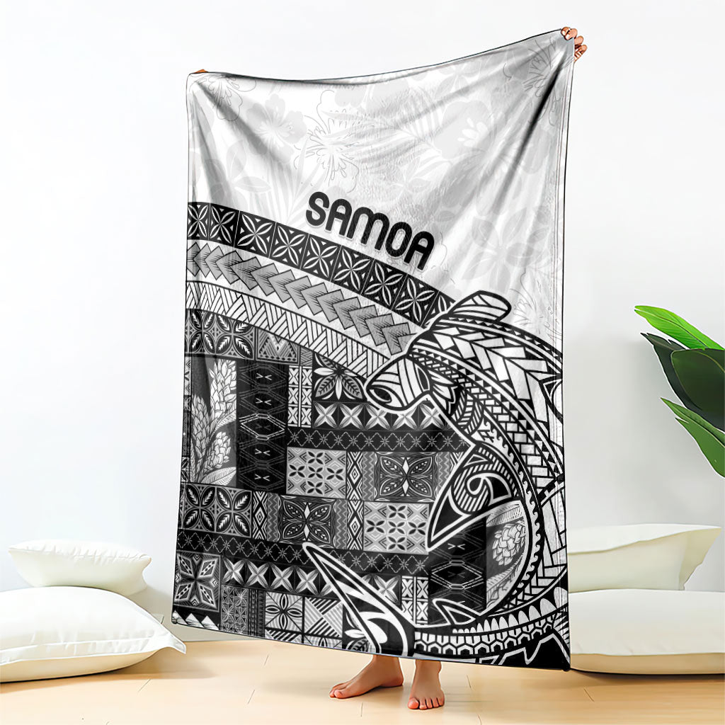 Samoa Mamanu Siapo Classic Black Blanket Tatau Malie LT7 - Polynesian Pride