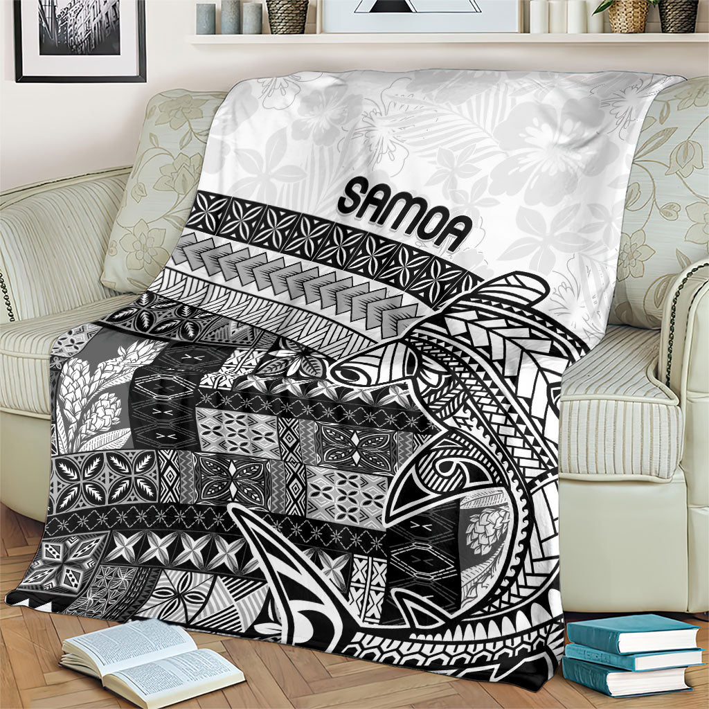 Samoa Mamanu Siapo Classic Black Blanket Tatau Malie LT7 - Polynesian Pride