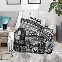 Samoa Mamanu Siapo Classic Black Blanket Tatau Malie LT7 - Polynesian Pride