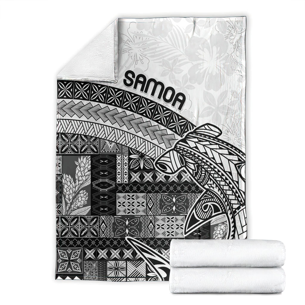 Samoa Mamanu Siapo Classic Black Blanket Tatau Malie LT7 - Polynesian Pride