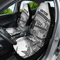 Samoa Mamanu Siapo Classic Black Car Seat Cover Tatau Malie LT7 - Polynesian Pride