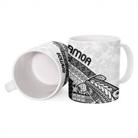 Samoa Mamanu Siapo Classic Black Ceramic Mug Tatau Malie LT7 - Polynesian Pride