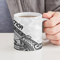 Samoa Mamanu Siapo Classic Black Ceramic Mug Tatau Malie LT7 - Polynesian Pride