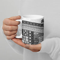 Samoa Mamanu Siapo Classic Black Ceramic Mug Tatau Malie LT7 - Polynesian Pride