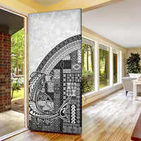 Samoa Mamanu Siapo Classic Black Door Cover Tatau Malie LT7 - Polynesian Pride