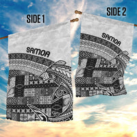 Samoa Mamanu Siapo Classic Black Garden Flag Tatau Malie LT7 - Polynesian Pride