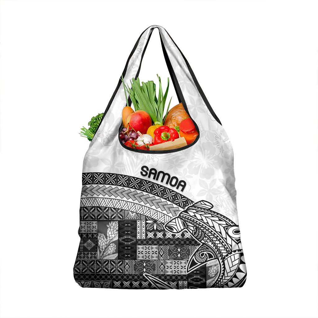 Samoa Mamanu Siapo Classic Black Grocery Bag Tatau Malie LT7 1-pack One Size Black - Polynesian Pride