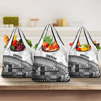 Samoa Mamanu Siapo Classic Black Grocery Bag Tatau Malie LT7 3-pack One Size Black - Polynesian Pride