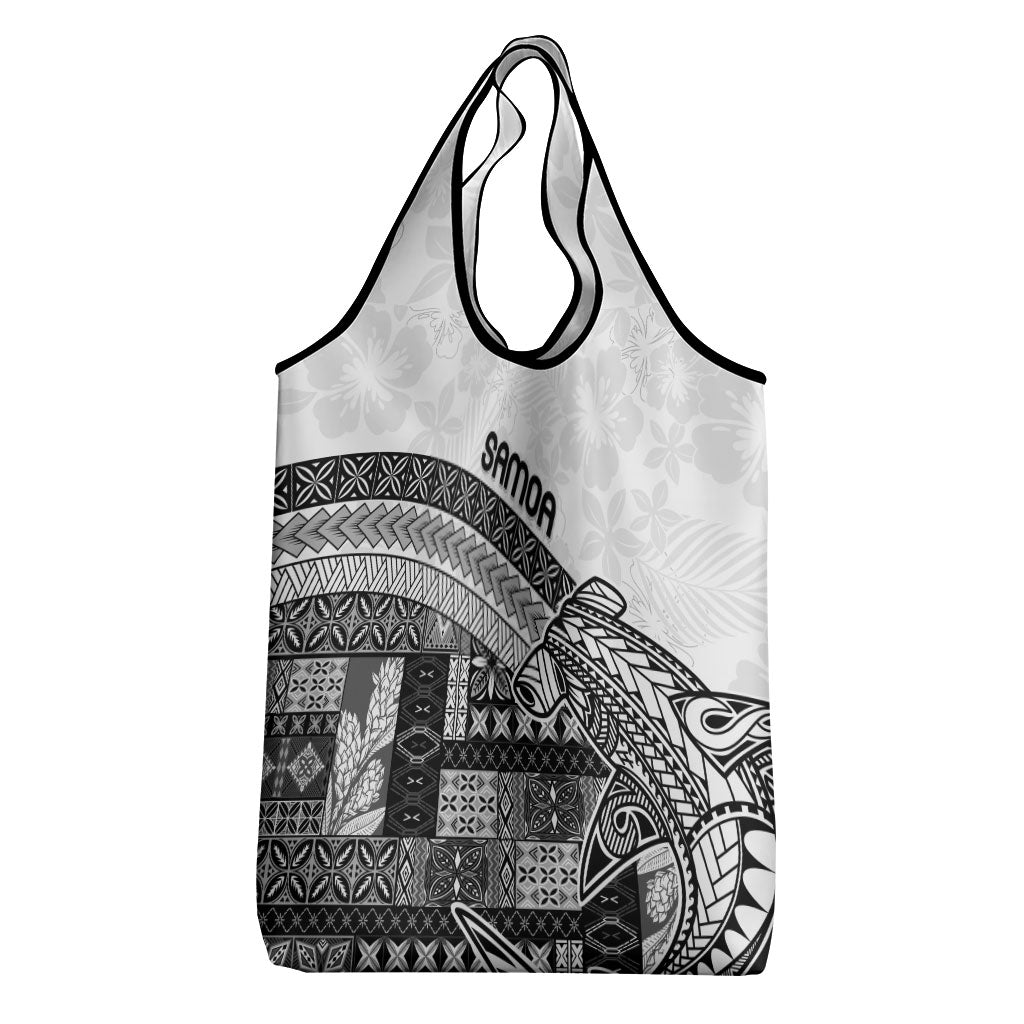Samoa Mamanu Siapo Classic Black Grocery Bag Tatau Malie LT7 - Polynesian Pride