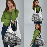 Samoa Mamanu Siapo Classic Black Grocery Bag Tatau Malie LT7 - Polynesian Pride
