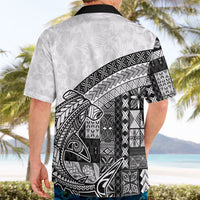 Samoa Mamanu Siapo Classic Black Hawaiian Shirt Tatau Malie LT7 - Polynesian Pride