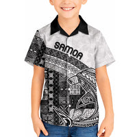 Samoa Mamanu Siapo Classic Black Hawaiian Shirt Tatau Malie LT7 - Polynesian Pride