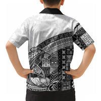 Samoa Mamanu Siapo Classic Black Hawaiian Shirt Tatau Malie LT7 - Polynesian Pride