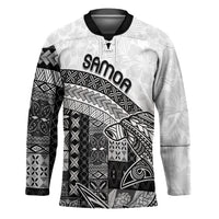 Samoa Mamanu Siapo Classic Black Hockey Jersey Tatau Malie LT7 Unisex Black - Polynesian Pride