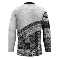 Samoa Mamanu Siapo Classic Black Hockey Jersey Tatau Malie LT7 - Polynesian Pride