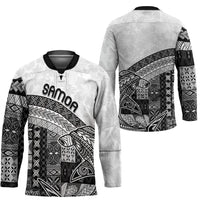 Samoa Mamanu Siapo Classic Black Hockey Jersey Tatau Malie LT7 - Polynesian Pride
