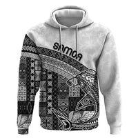 Samoa Mamanu Siapo Classic Black Hoodie Tatau Malie LT7 Pullover Hoodie Black - Polynesian Pride