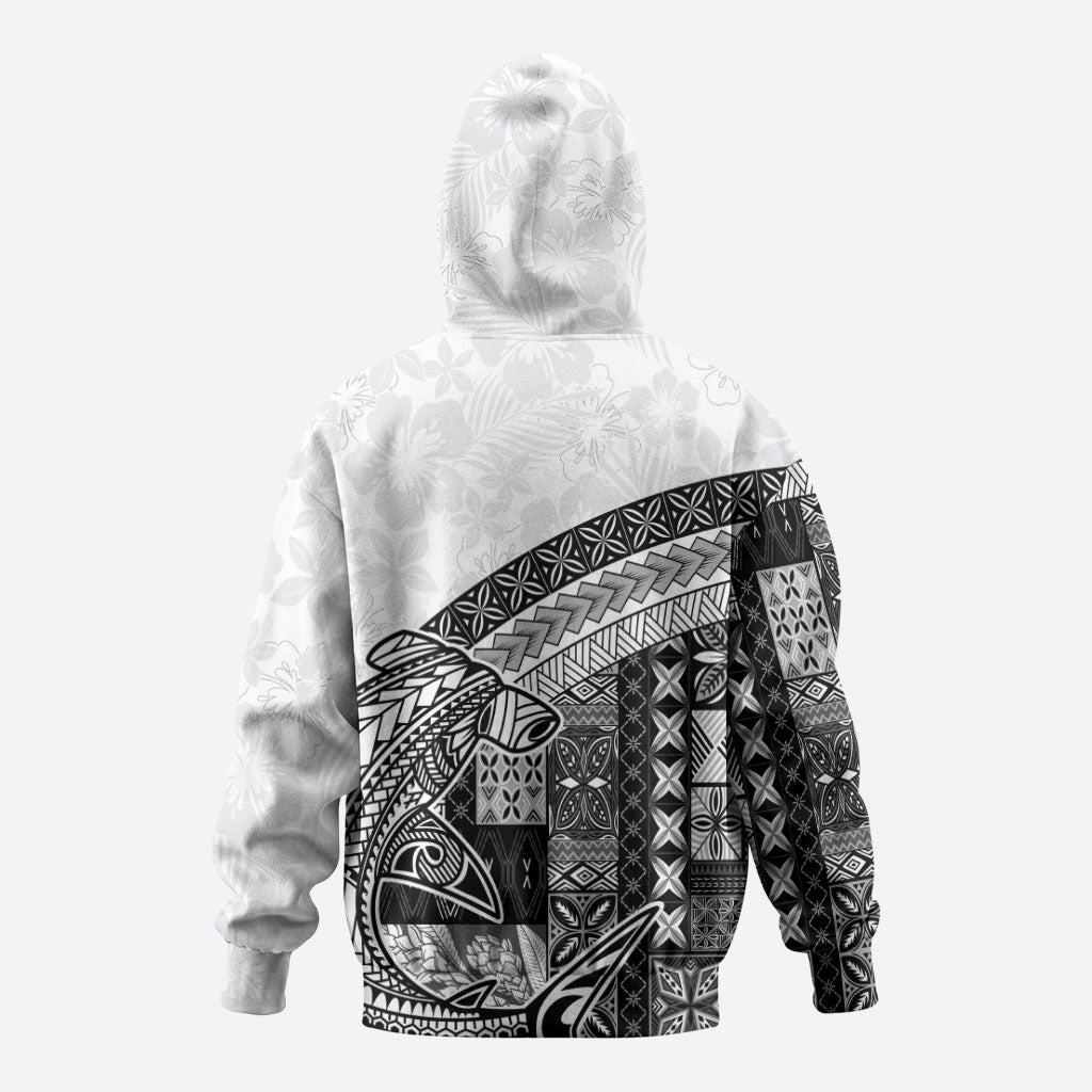 Samoa Mamanu Siapo Classic Black Hoodie Tatau Malie LT7 - Polynesian Pride