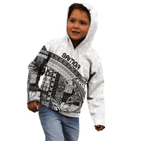 Samoa Mamanu Siapo Classic Black Kid Hoodie Tatau Malie LT7 - Polynesian Pride
