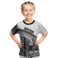 Samoa Mamanu Siapo Classic Black Kid T Shirt Tatau Malie LT7 Black - Polynesian Pride